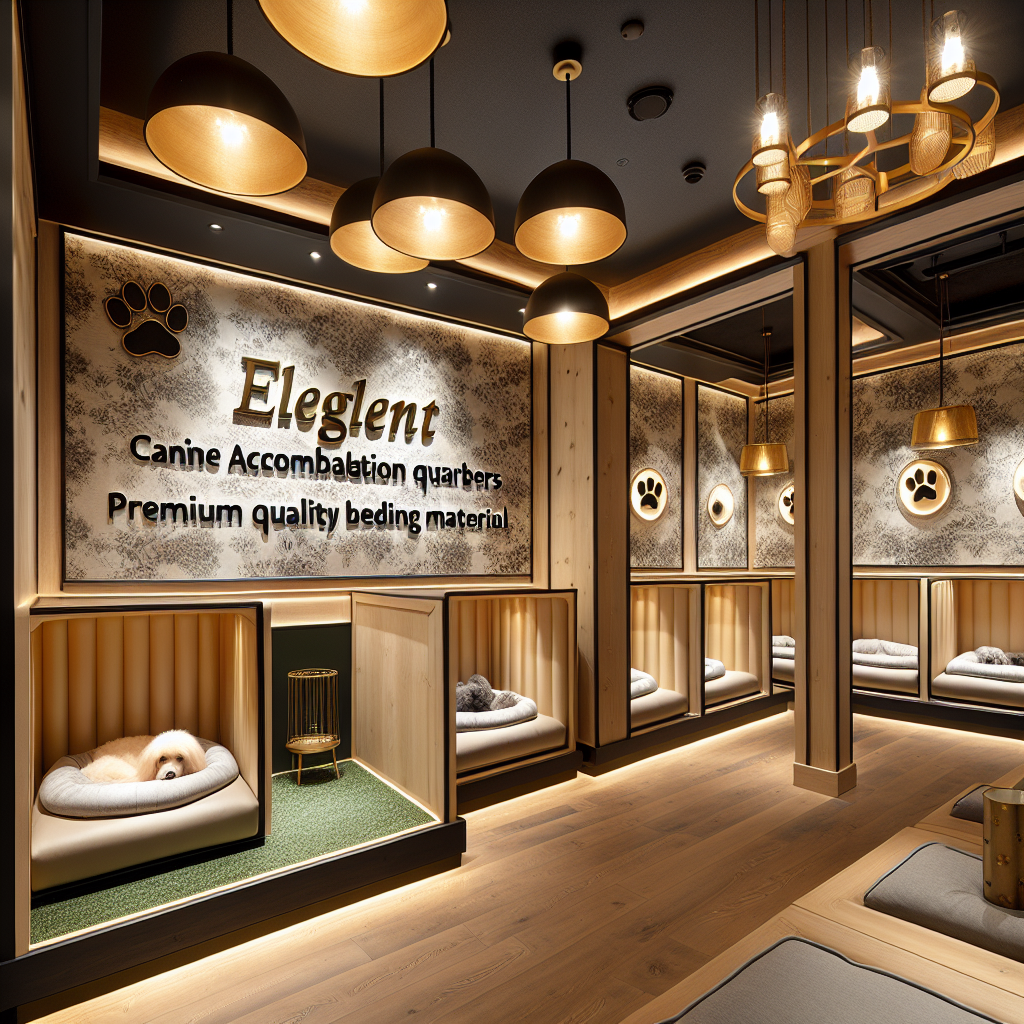 Luxury dog boarding suites for overnight care